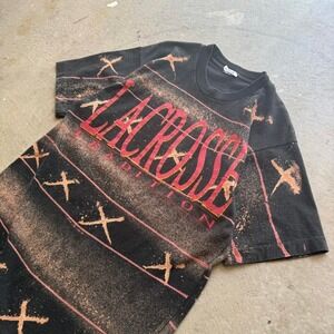 Vintage 90s Lacrosse AOP T shirt